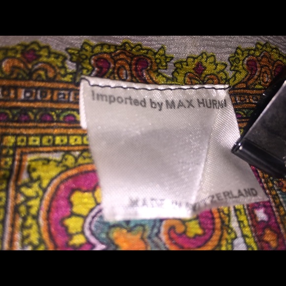 A Max Hurni Import Swiss Silky Scarf - Picture 7 of 7